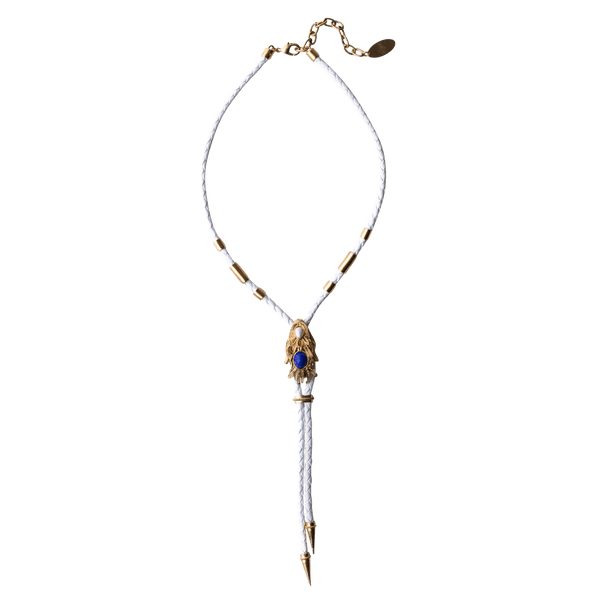 sonia petroff Dragonfish Necklace White