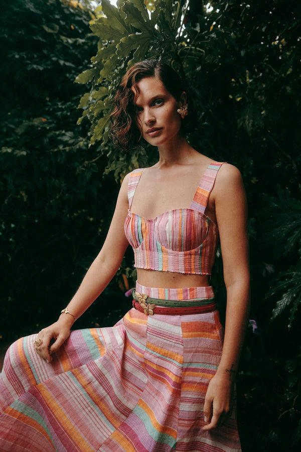 Sonia Petroff Farfalla Belt Pink