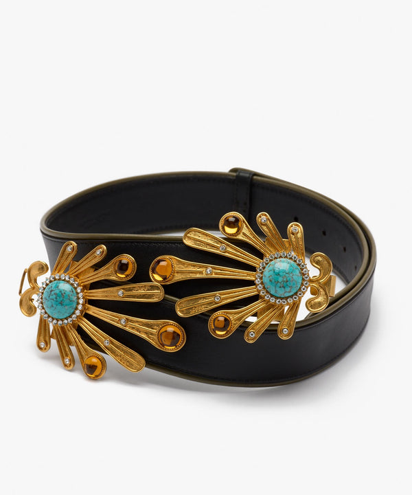 Sonia Petroff Kiss Fish Belt Black