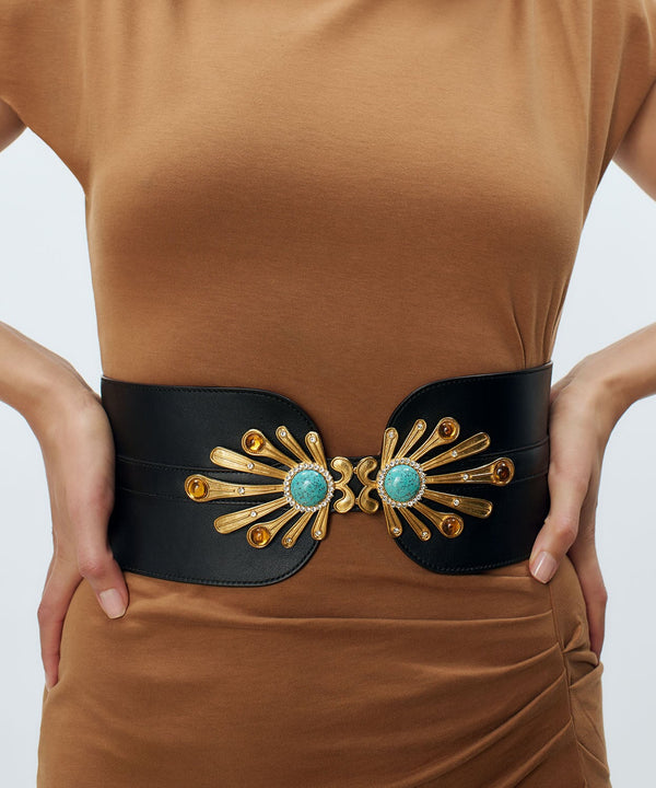 Sonia Petroff Kiss Fish Corset Black