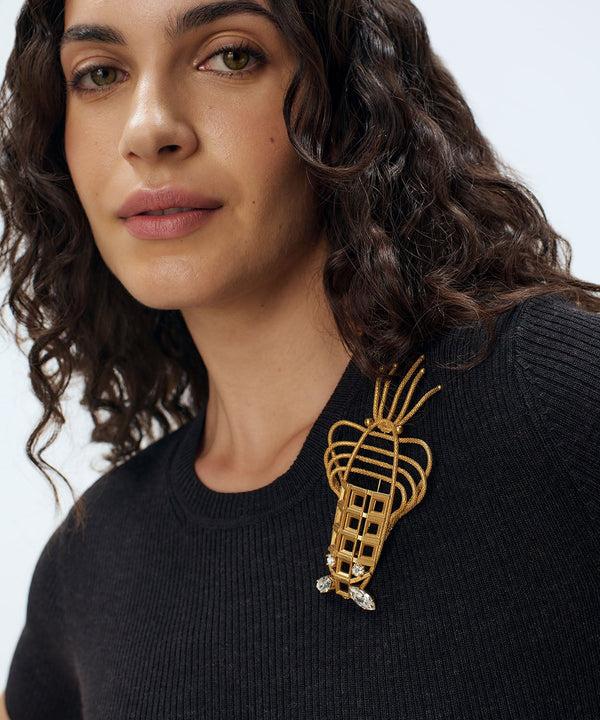 Sonia Petroff Lobster Brooch