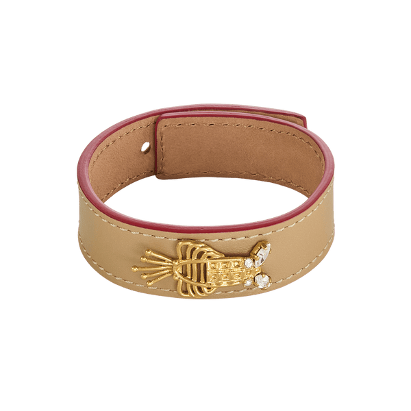 sonia petroff Lobster Leather Bracelet