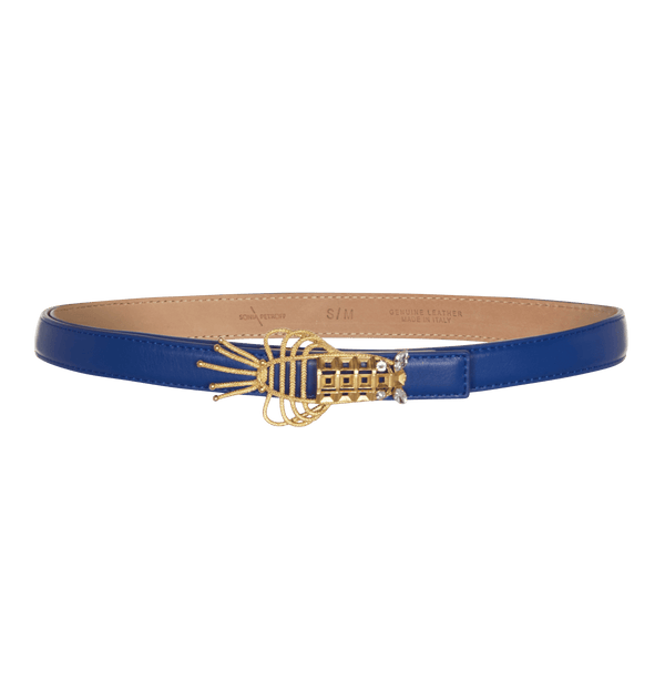 sonia petroff Lobster Narrow Belt Blue
