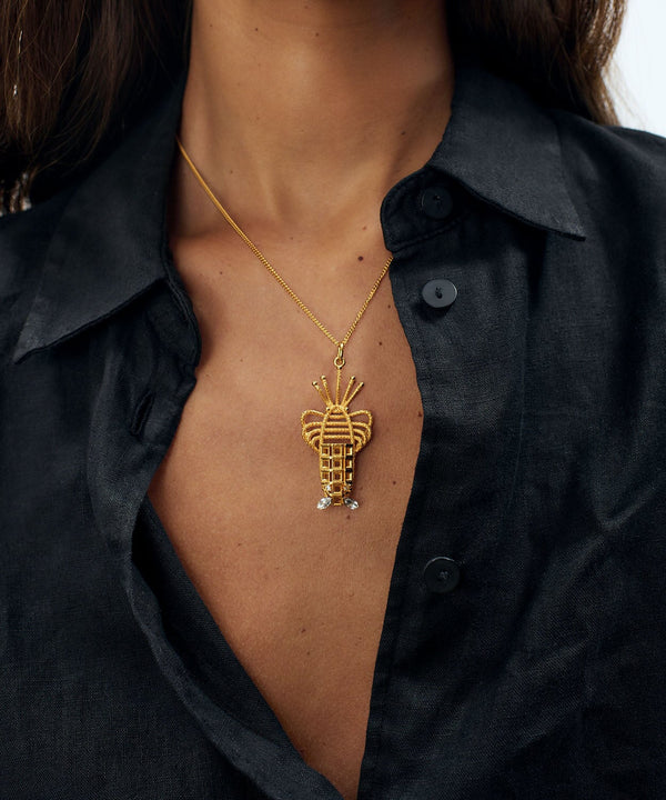 Sonia Petroff Lobster Necklace