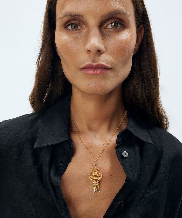 Sonia Petroff Lobster Necklace