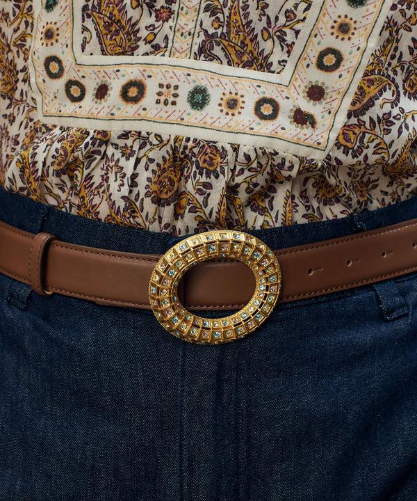 Sonia Petroff Lobster Vibe Belt Gold Multi