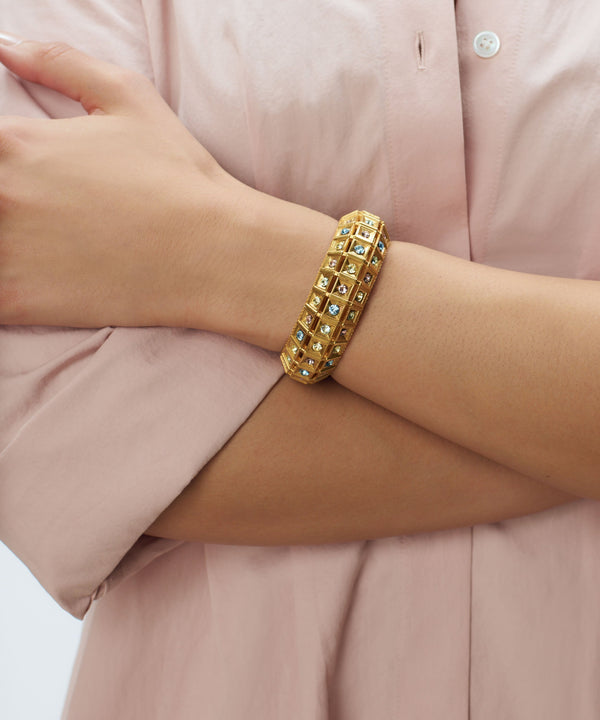 Sonia Petroff Lobster Vibe Bracelet Gold Multi