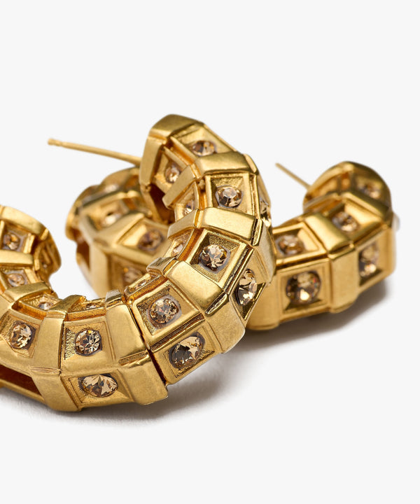 Sonia Petroff Lobster Vibe Earrings Gold