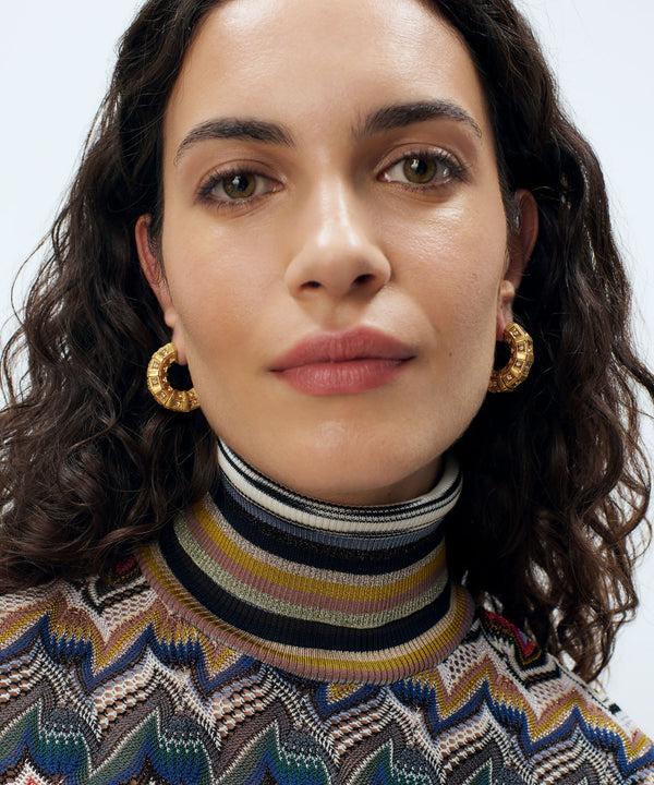 Sonia Petroff Lobster Vibe Earrings Gold