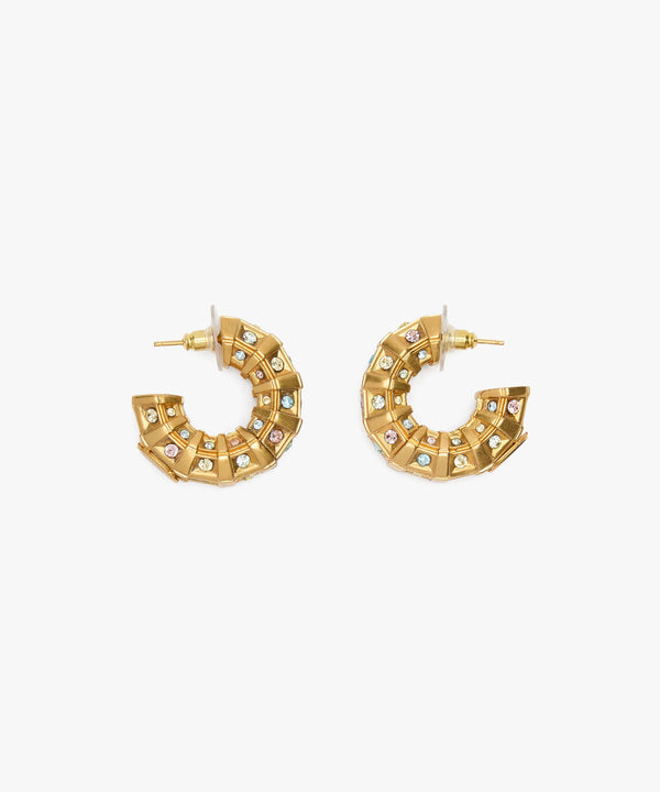 sonia petroff Lobster Vibe Earrings Gold Multi