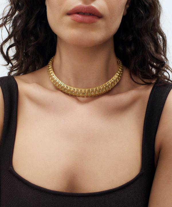 Sonia Petroff Lobster Vibe Necklace Gold