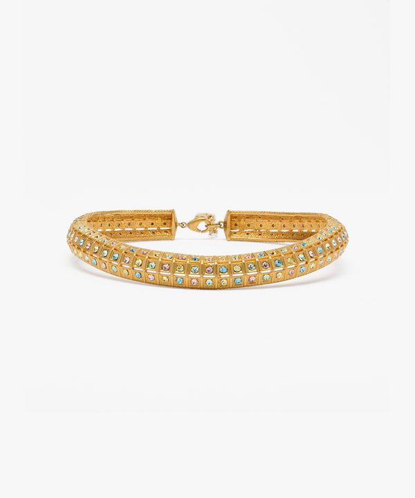 sonia petroff Lobster Vibe Necklace Gold Multi