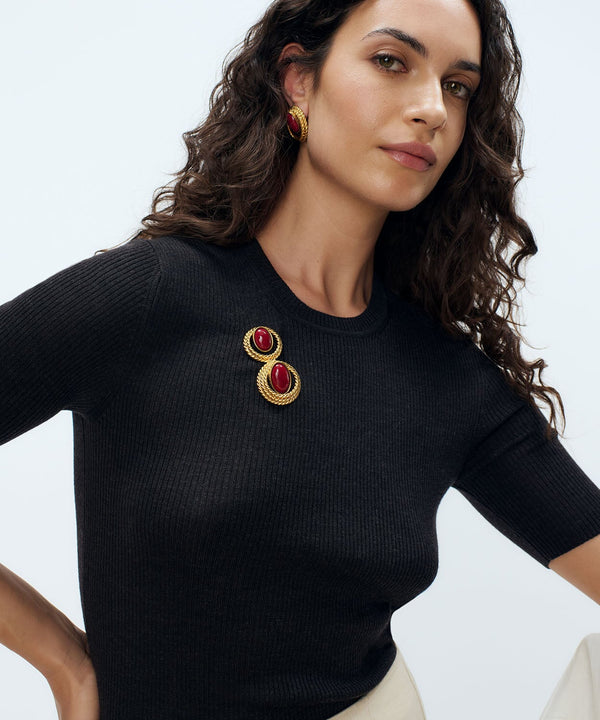 Sonia Petroff Nest Brooch