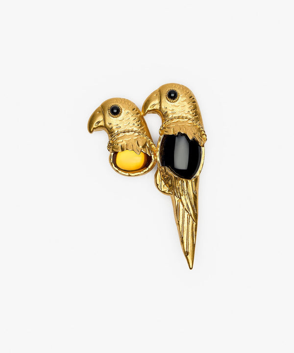 sonia petroff Parrot Brooch