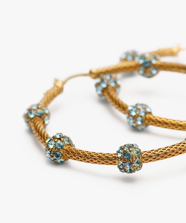 Sonia Petroff Reef Earrings Blue