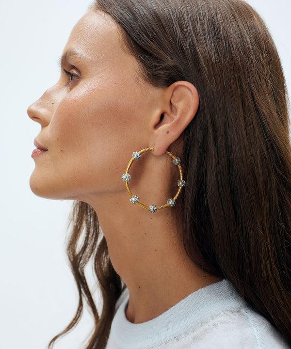 Sonia Petroff Reef Earrings Blue