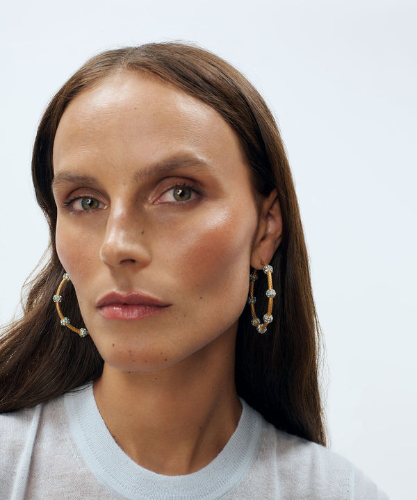 Sonia Petroff Reef Earrings Blue