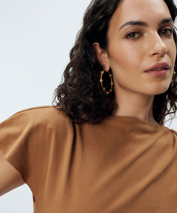 Sonia Petroff Reef Earrings Gold