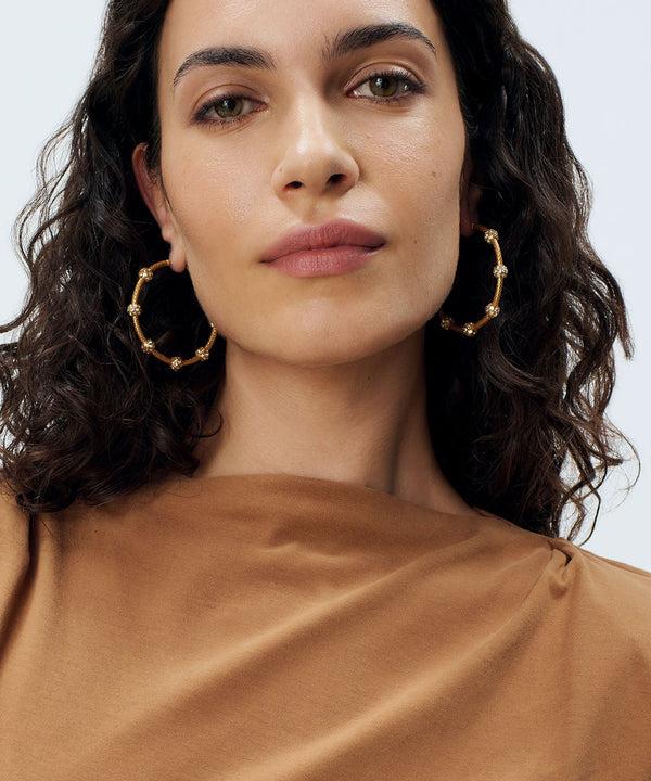 Sonia Petroff Reef Earrings Gold