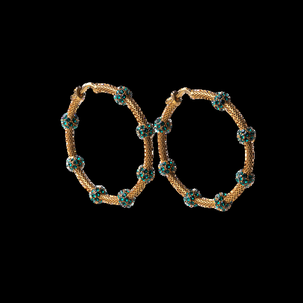 sonia petroff Reef Earrings Green