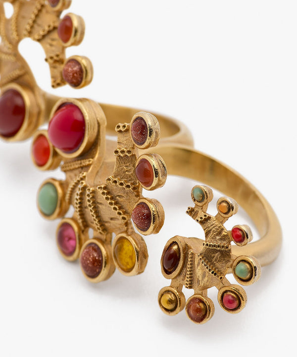 Sonia Petroff Seahorse Long Ring