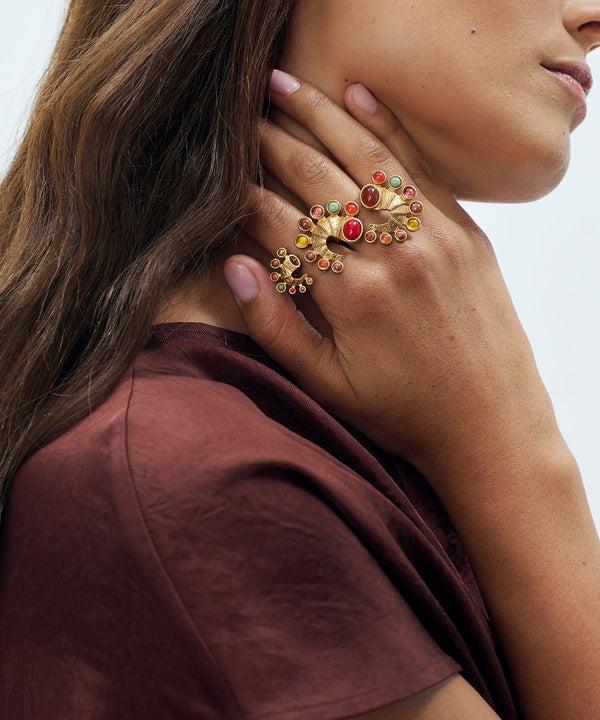 Sonia Petroff Seahorse Long Ring