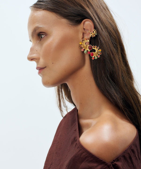 Sonia Petroff Seahorse Short Earrings