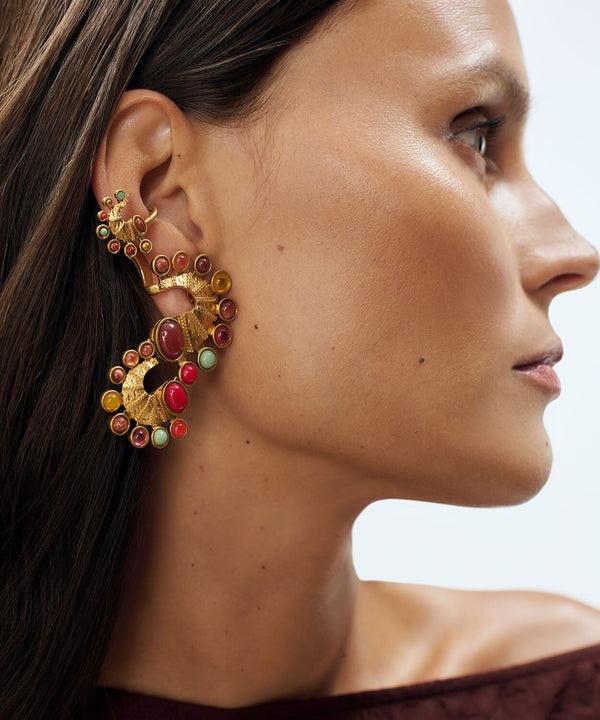 Sonia Petroff Seahorse Short Earrings