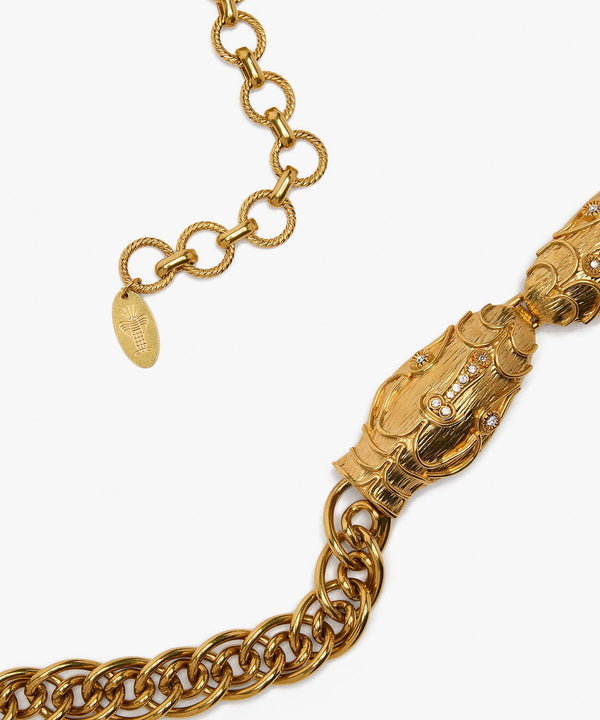 Sonia Petroff Serpente Belt Gold