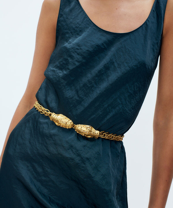 Sonia Petroff Serpente Belt Gold