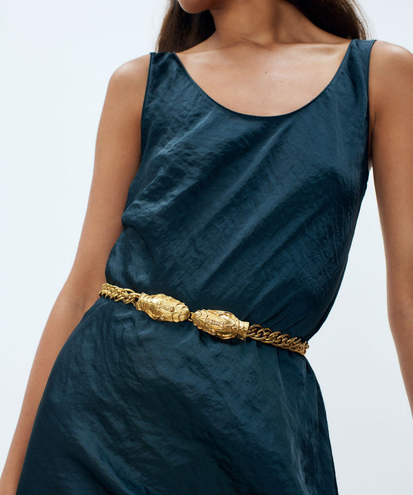 Sonia Petroff Serpente Belt Gold