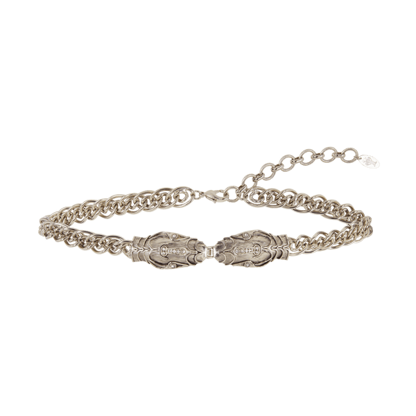 sonia petroff Serpente Belt Silver