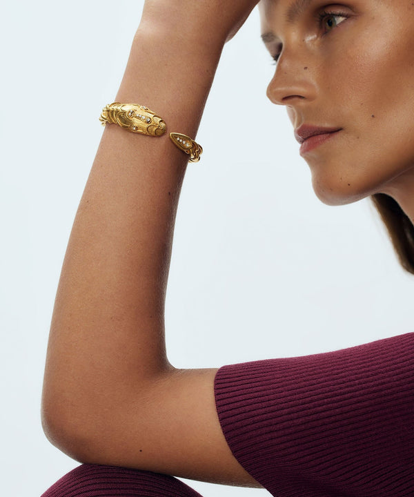 Sonia Petroff Serpente Bracelet Gold