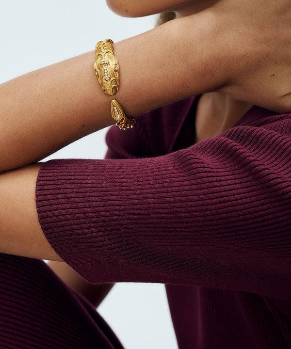 Sonia Petroff Serpente Bracelet Gold