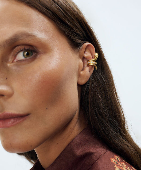 Sonia Petroff Serpente Ear Cuff Gold