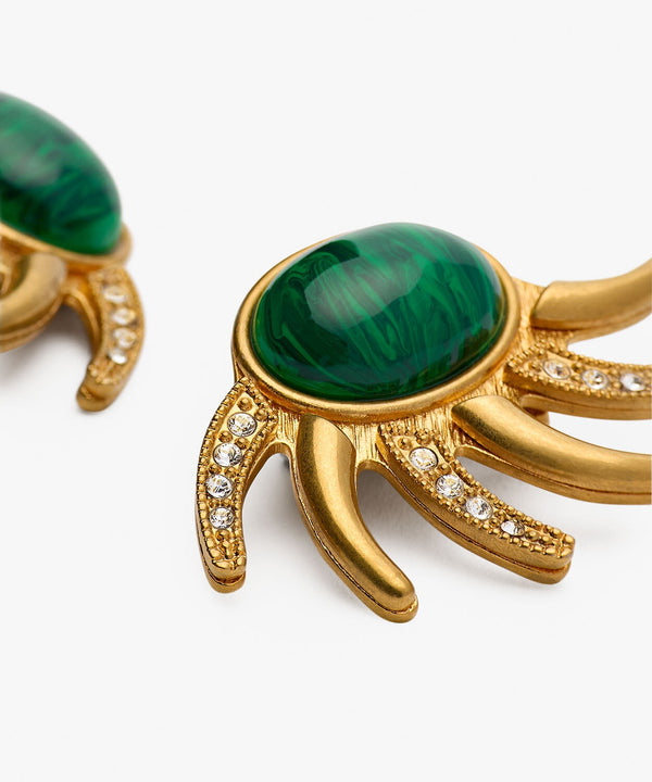 Sonia Petroff Sun Half Earrings