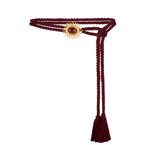 sonia petroff Sun Rope Belt Pink