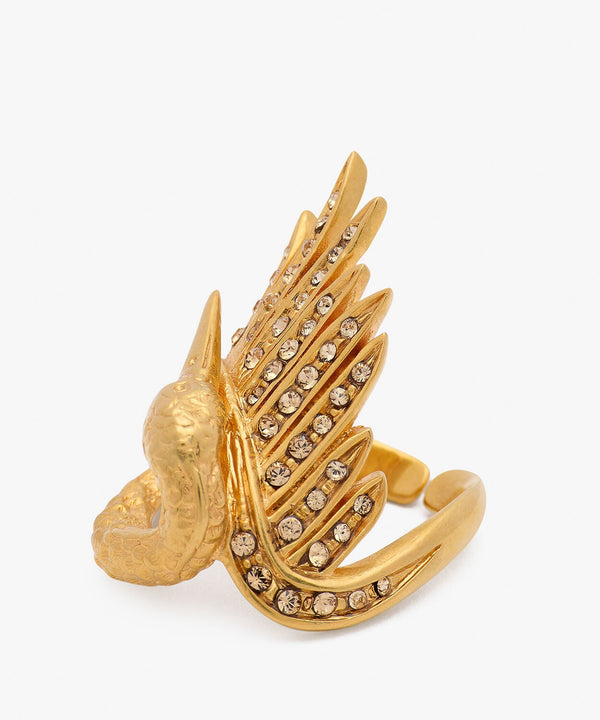 Sonia Petroff Swan Ring Gold