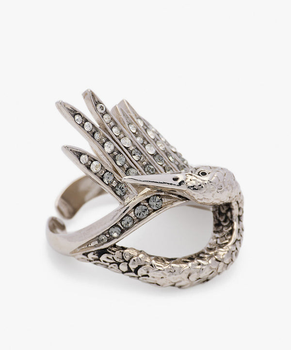 Sonia Petroff Swan Ring Silver