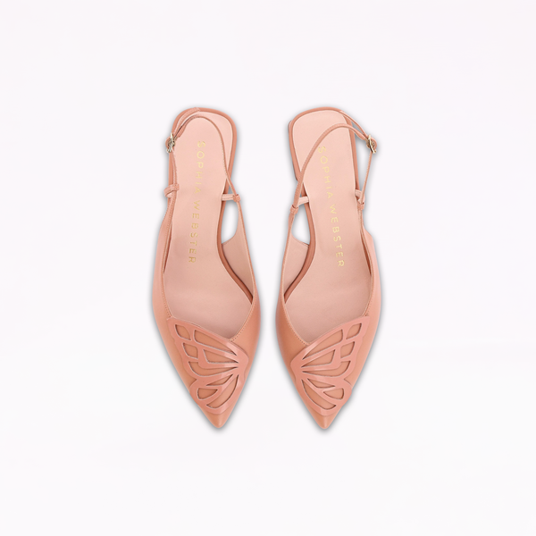 Sophia Webster Butterfly Low Slingback Antique Rose