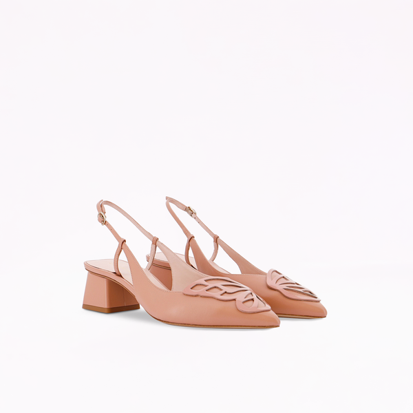sophia webster Butterfly Low Slingback Antique Rose