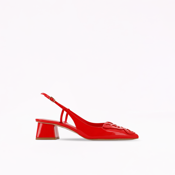 Sophia Webster Butterfly Low Slingback Big Apple Red
