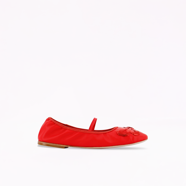 Sophia Webster Mademoiselle Ballet Flat Big Apple Red