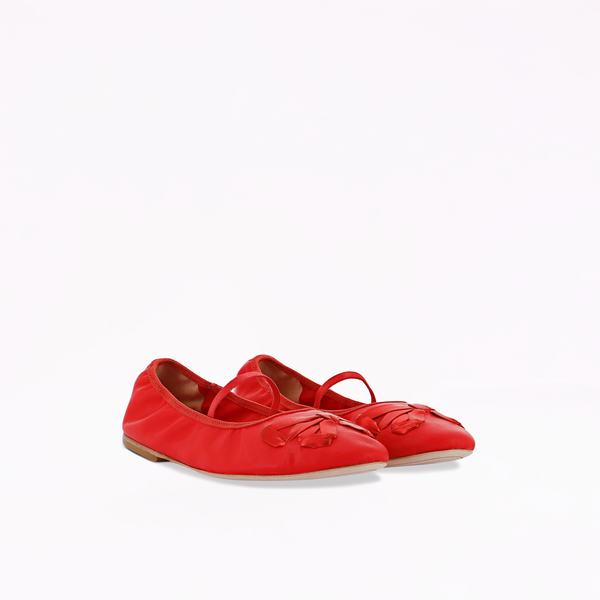 Sophia Webster Mademoiselle Ballet Flat Big Apple Red