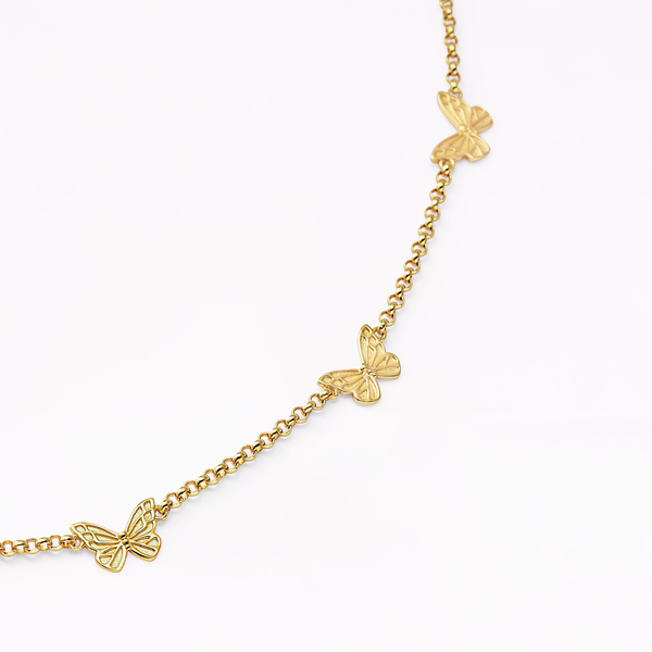 Sophia Webster Mariposa 18K Gold Multi Necklace Gold
