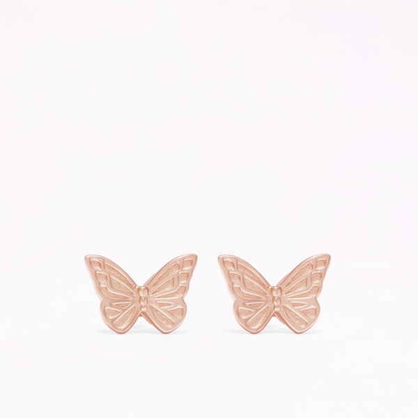 Sophia Webster Mariposa 18K Rose Gold Stud Earrings Rose Gold
