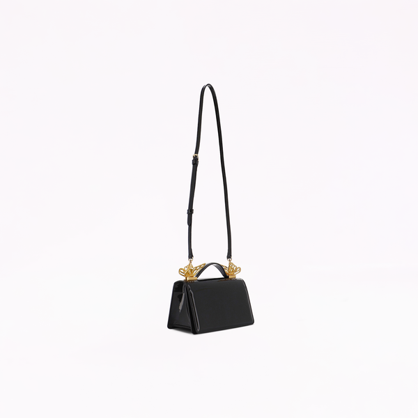 Sophia Webster Mariposa Mini Shoulder Bag Patent Black