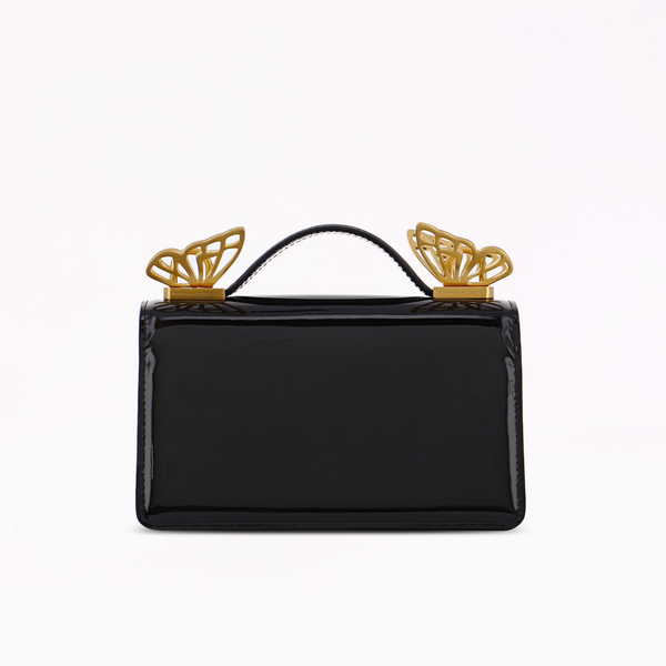 sophia webster Mariposa Mini Shoulder Bag Patent Black
