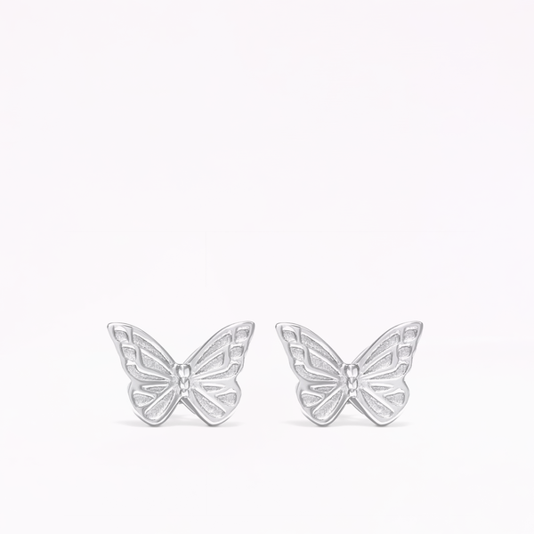 sophia webster Mariposa Silver Stud Earrings Silver