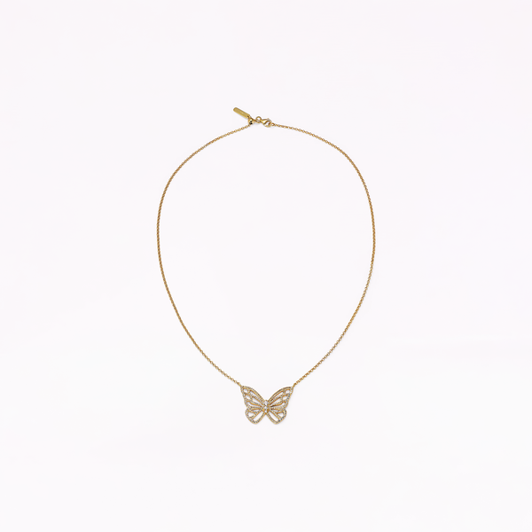 Sophia Webster Papillon 18K Gold Classic Pendant Necklace Gold